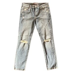 JOE’S Denim Jeans Distressed Mid Ride Ankle Size 26